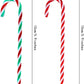 Christmas Candy Canes Hanging Pendants Acrylic Twisted Crutch For Xmas Tree Ornaments New Year Party Home Decoration Supplies