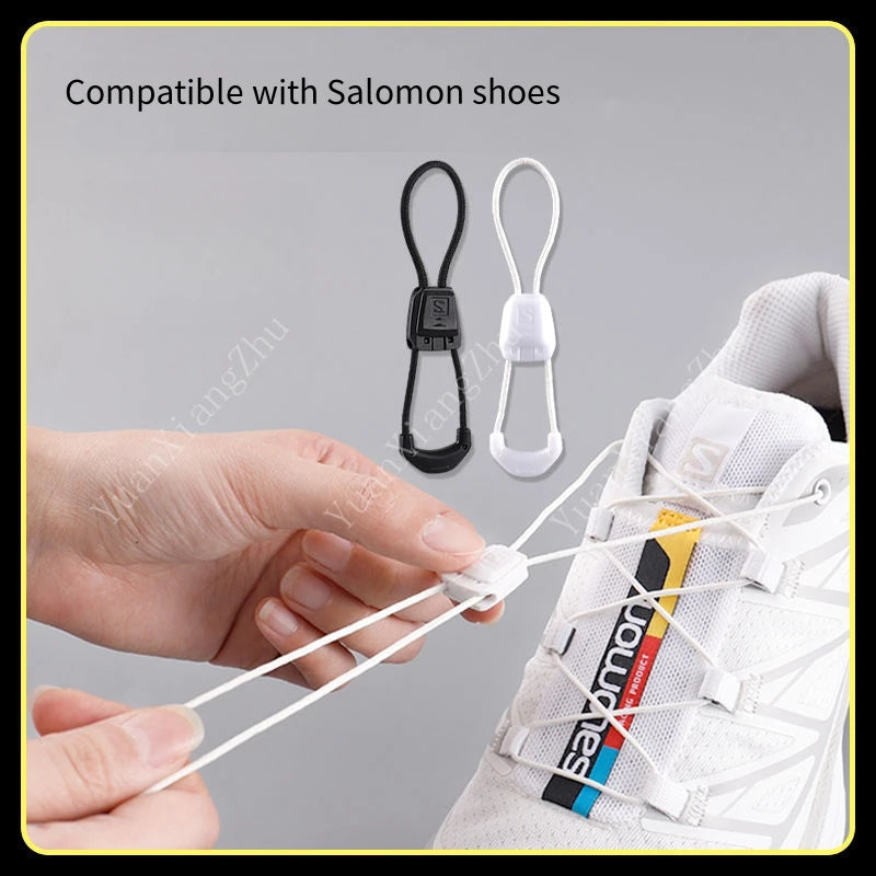 New No tie Shoe laces Round Tennis Laces Without ties Adult Kids Quality Running Sneakers Shoelaces Black White Shoes Accesories