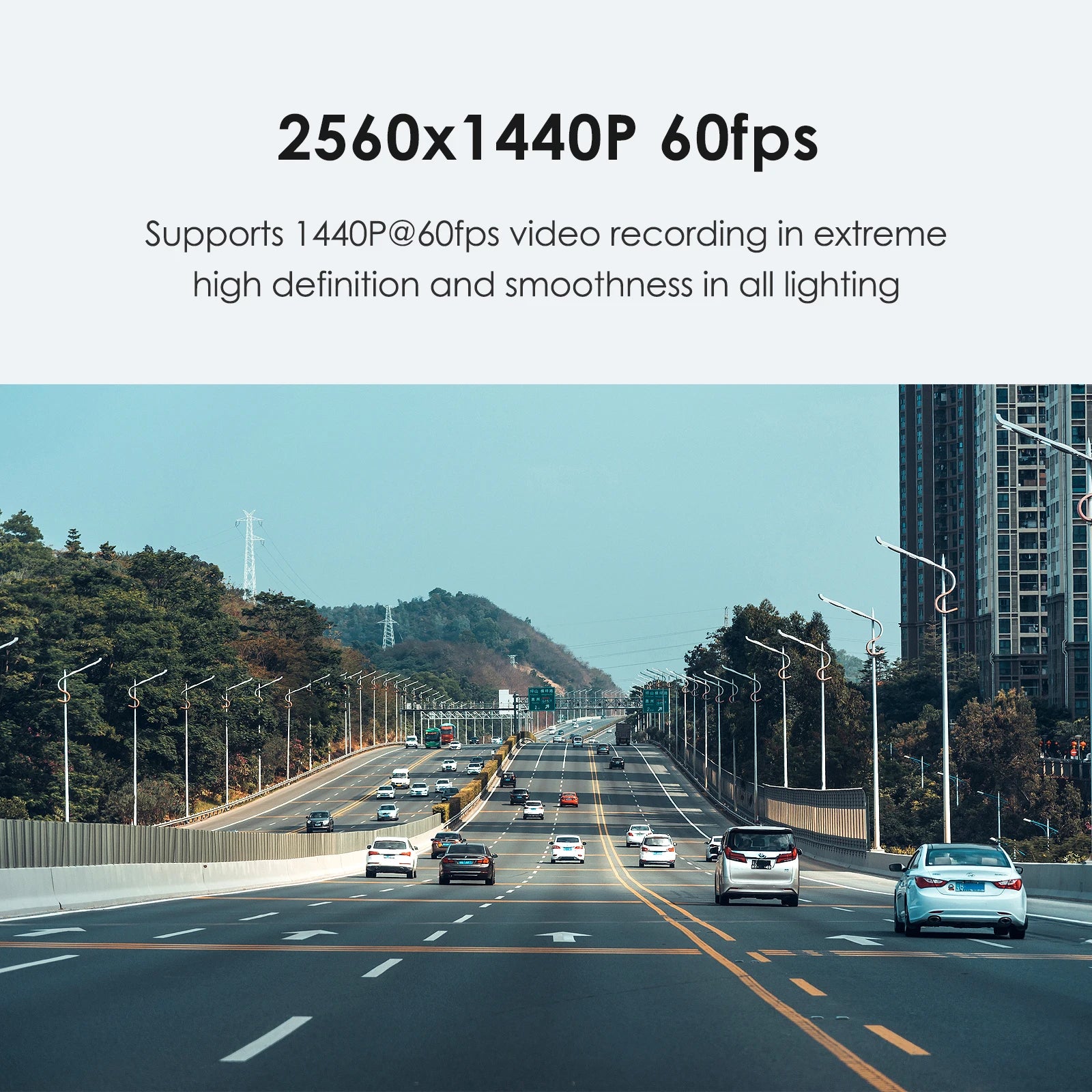 VIOFO A119 V3 2K 60fps 汽车行车记录仪超级夜视四路高清 2560 * 1600P 车载 DVR 带停车模式 G 传感器可选 GPS