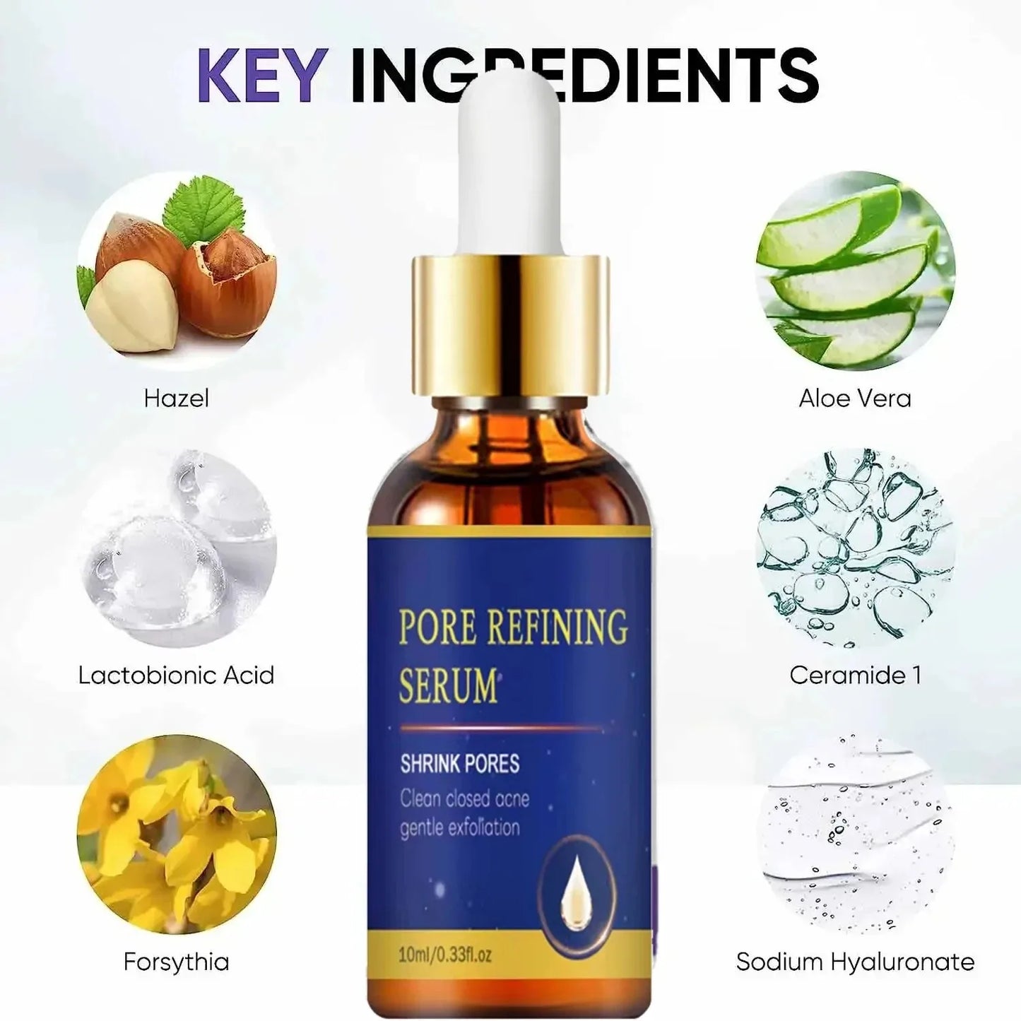 Removing Large Pores Pore Shrinking Serum Face Tightening Repairing Facial Pore Minimizing Moisturizing Skin Care Product