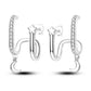 Bulbusbow 925 Sterling Silver Flower Dream Catcher Hoop Earrings for Women