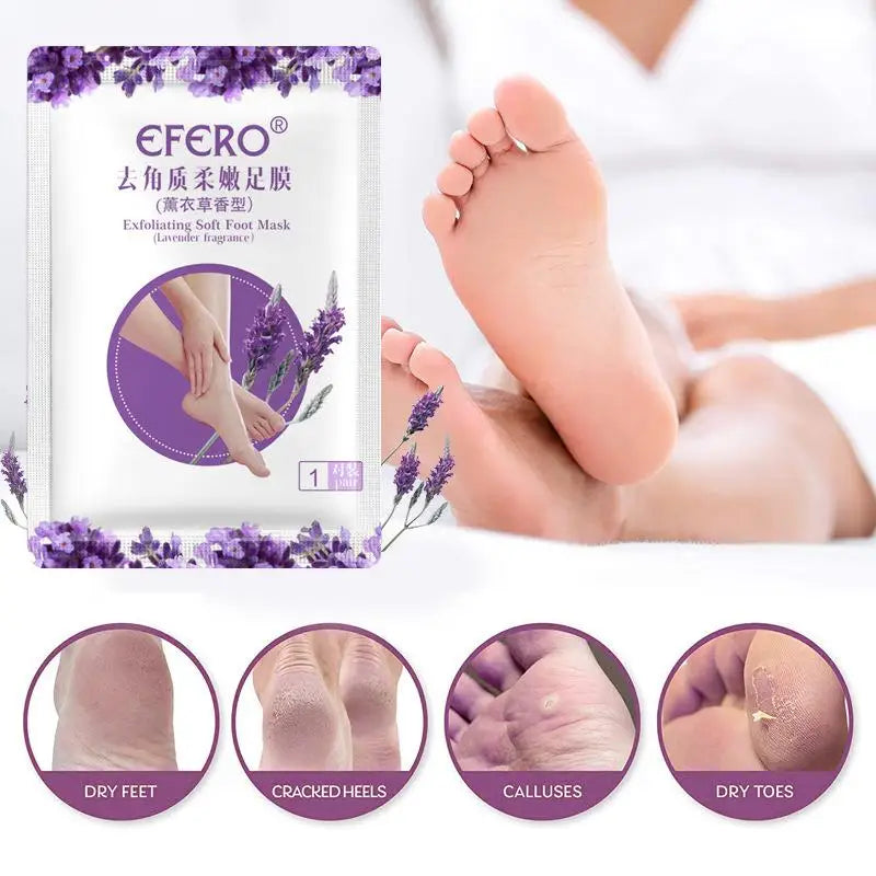 2-10pcs Exfoliating Foot Mask Foot For Remove Dead Skin Calluses Heel Crack Repair Foot Mask Pedicure Socks Foot Skin Care