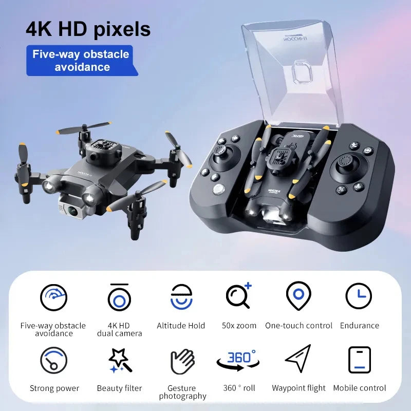 طائرة بدون طيار صغيرة XIAOMI 4DRC V30 مزودة بكاميرا عالية الدقة 4K 1080P FPV RC طائرات بدون طيار احترافية بخمسة جوانب لتجنب العوائق لعبة طائرة بدون طيار