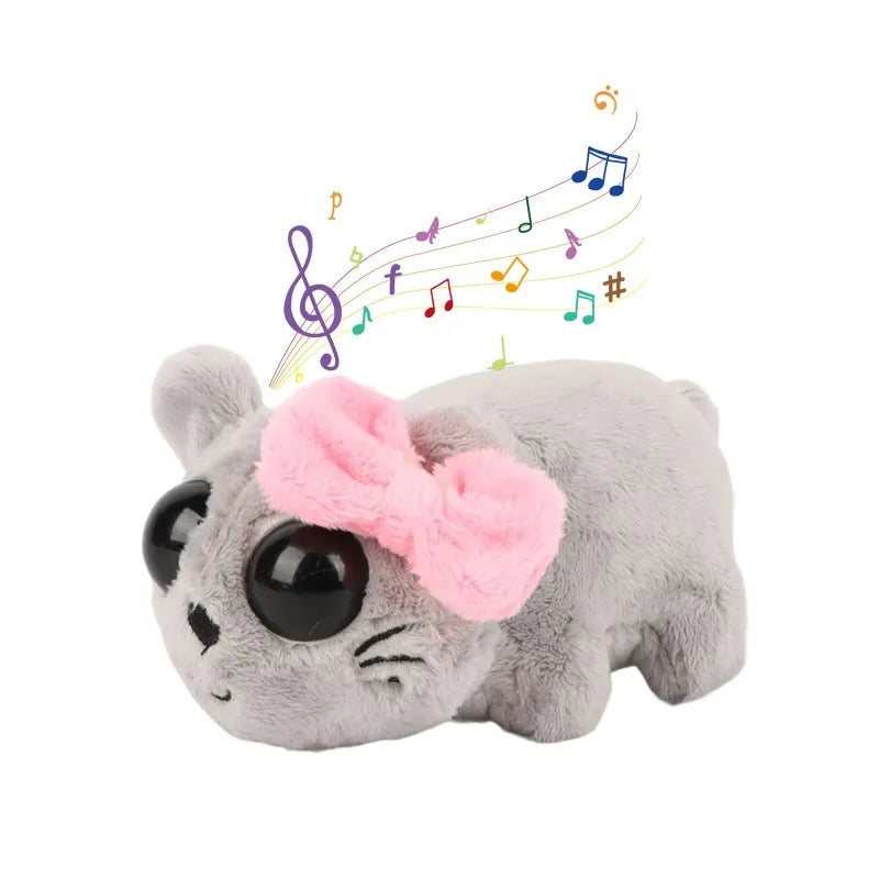 Music Sad Hamster Meme Plush Toy Fun Sounding Hamster Stuffed Animals Kawaii Dolls Kids Toy Gifts Birthday Valentine's Day Gifts