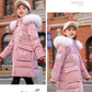 New Winter Down cotton Jacket Girls Waterproof Hooded Coat Children Outerwear Clothing Teenage 5-16Y clothes Kids Parka Snowsuit