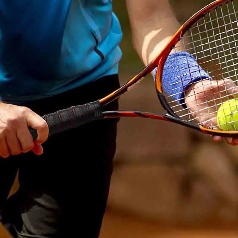 مضرب تنس وكرة الريشة من YONEX Overgrip Absorb Sweat Racket مضاد للانزلاق، شريط مضرب مضاد للانزلاق، سمك 5 مم، لفافة تنس الريشة