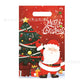 Bulbusbow 10pcs Christmas Gift Bags Santa Claus Elk Xmas Tree Candy Bags Christmas Decorations for Home Loot Bag New Year Party Bags Favor