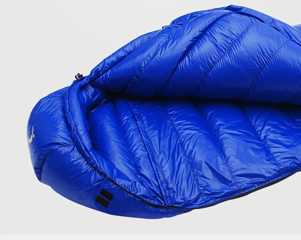 Winter Sleeping Bag Down Outdoor Camping Portable Comforter Compression Thermal Goose Down for Trekking Military Light Heated