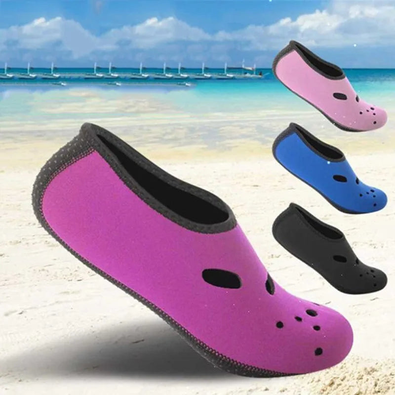 Water Sports Diving Socks Anti Skid Beach Shoes for Women Swimming Surfing Neoprene Socks Adult Diving Shoes Water Shoes