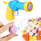 Cat Toys Interactive Launch Training Toy For Pet Kitten Creative Mini Shooting Gun Games Stretch Plush Ball Toys Pet Supplies