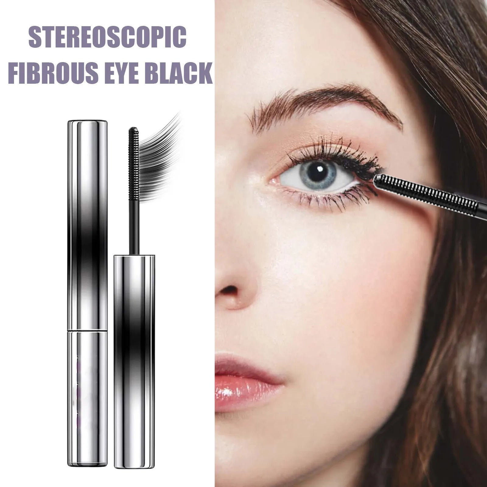 3d Curling Eyelash Iron Mascara, Bristleless Mascara, Washable Extra Slim Metal Mascara 2024 Suministros Para Fiestas