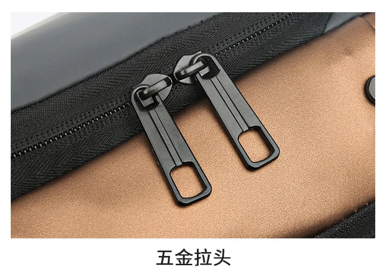 Fashion Men's Chest Bag Waist Packs High Quality Oxford Crossbody Bag Chest Pack Anti-theft Design Men's Handbag Shoulder Bag