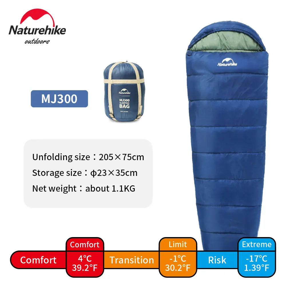 Naturehike Outdoor Ultralight Sleeping Bag High Quality Fluffy Down Sleeping Bag Camping  Sleeping Bag Portable Durable 3 Season