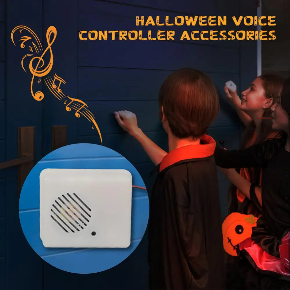 1pc Wireless Motion Sensor Detector Activated Halloween Sound Speaker Small Scream Box Security Alarm System For Shopping Mall