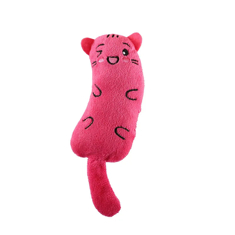 Cute Cat Toys Funny Interactive Plush Cat Toy Mini Teeth Grinding Catnip Toys Kitten Chewing Squeaky Toy Pets Accessories