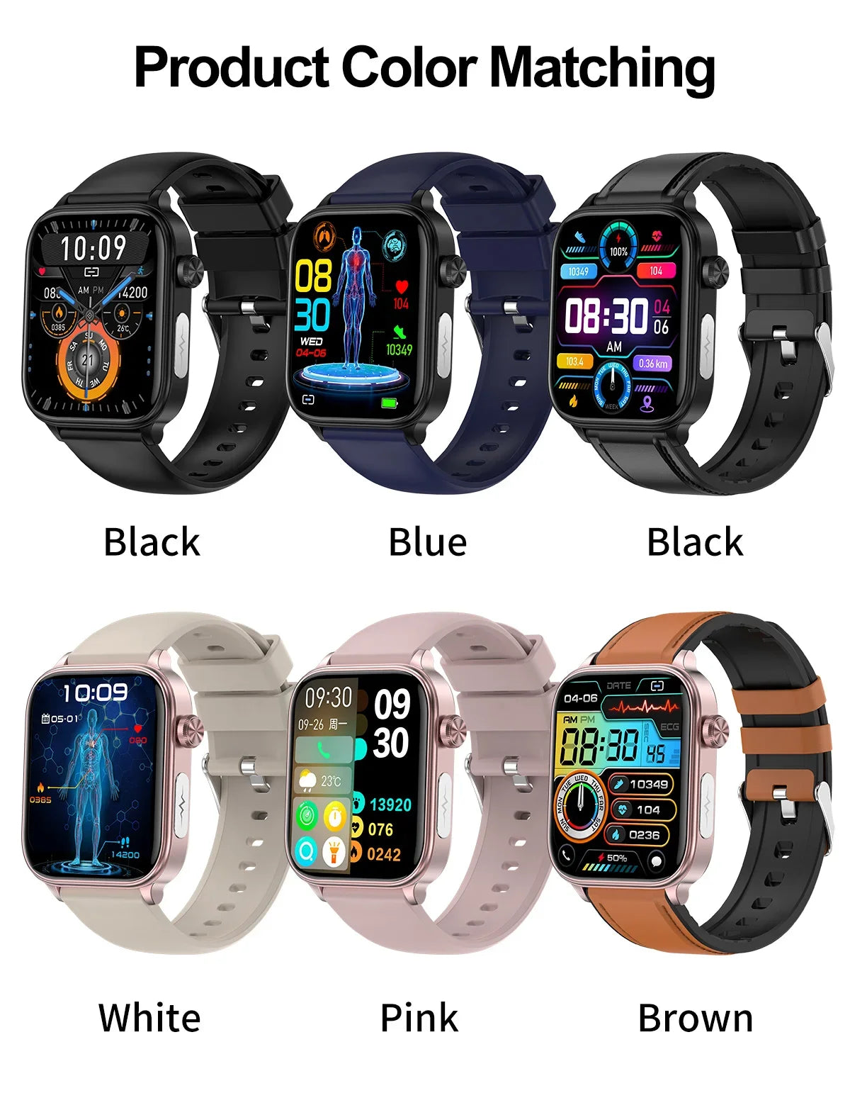 2025 Medical Grade Bulbusbow Smartwatch for Women – Blood Glucose, Lipid, Uric Acid AI Diagnostic & Menstrual Health Tracker