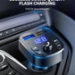 Car Mp3 Player Dual Usb Fast Charger Fm Bluetooth Receiver Bluetooth Compatible 5.0 Fm Transmitter Usb Flash Drive Plug Car Kit