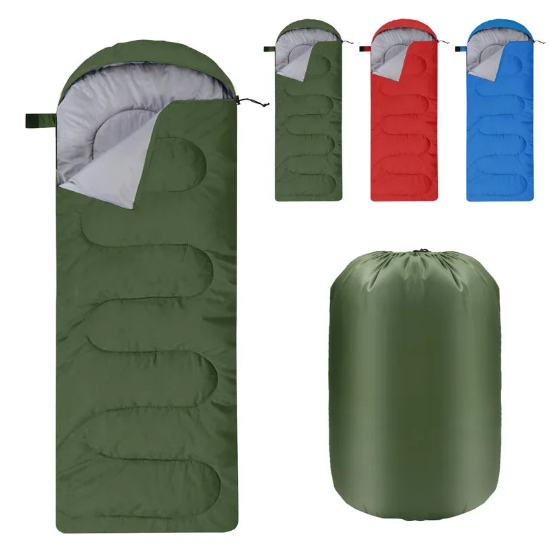 Camping Sleeping Bag Ultralight Waterproof 4 Season Warm Envelope Backpacking Sleeping Bags for Outdoor Traveling Hiking