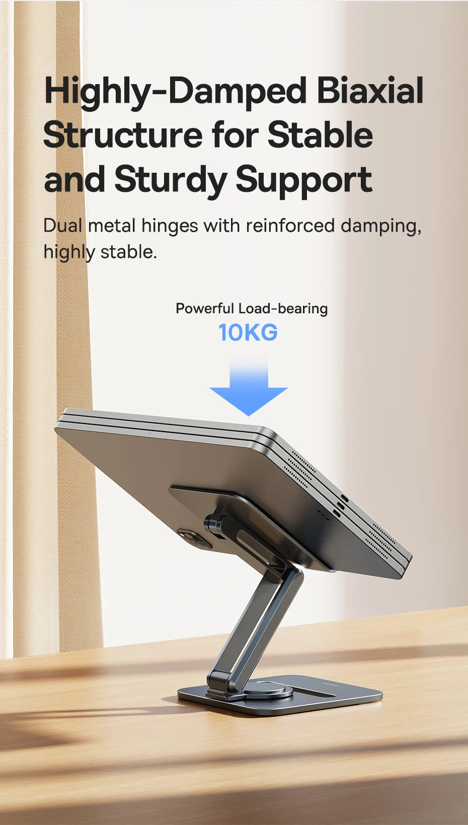 Baseus Tablet Stand For iPad Pro 12.9 11 Xiaomi Tablet Aluminum Desktop Holder For iPad Stand Bracket Mount Support Holder Stand