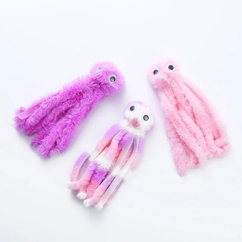 Cat Toy Cute Octopus Plush Toy Bite Resistant Teeth Interactive Play Pet Supplies Cat Dog Toys Octopus