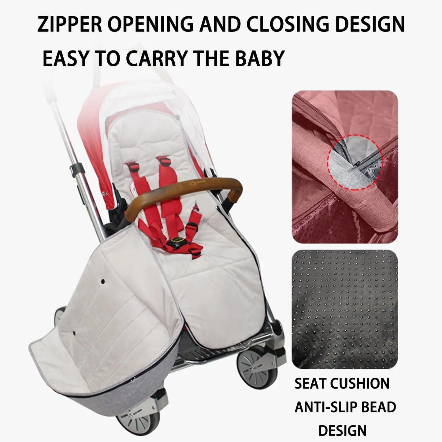 Baby Warm Stroller Bunting Bag Stroller Sleeping Bag Newborn Windproof Cushion Footmuff Pram Sleepsacks Infant Cart Sleep Sack