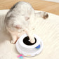 ROJECO 2 in 1 Smart Cat Toys Automatic Feather Fun Ball Toy Set For Cat Dog 5 Modes Electronic Interactive Pet Toy Accessories