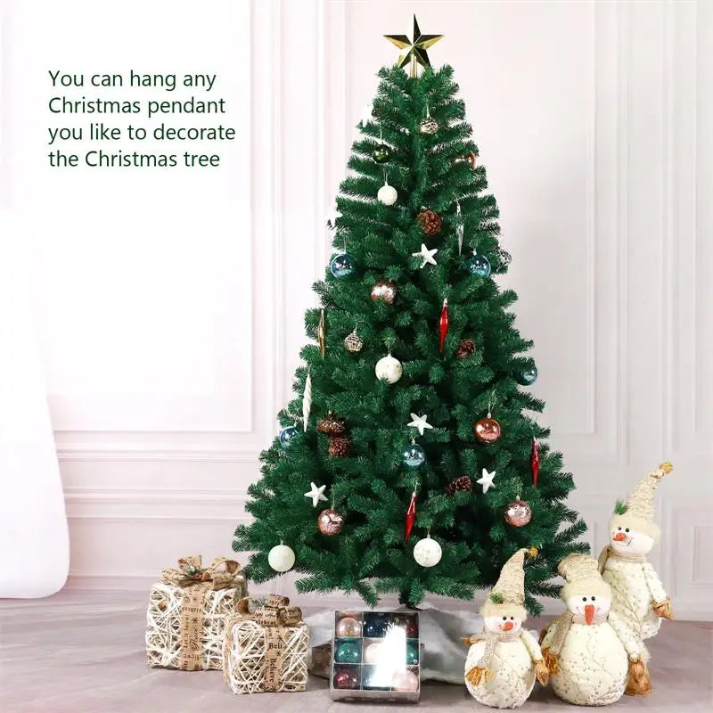 1.5m 1.8m 2.1m Encryption Green PVC Large Christmas Tree Christmas Decoration 2024 New Year Home Party Scene Decoration