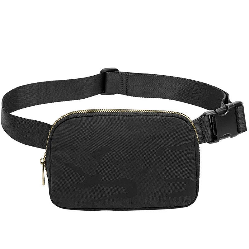 2024 Women Waist Bag Zipper Fanny Pack Chest Bag Outdoor Sports Crossbody Shoulder Bag Casual Travel Female Belt Bag Money Pouch