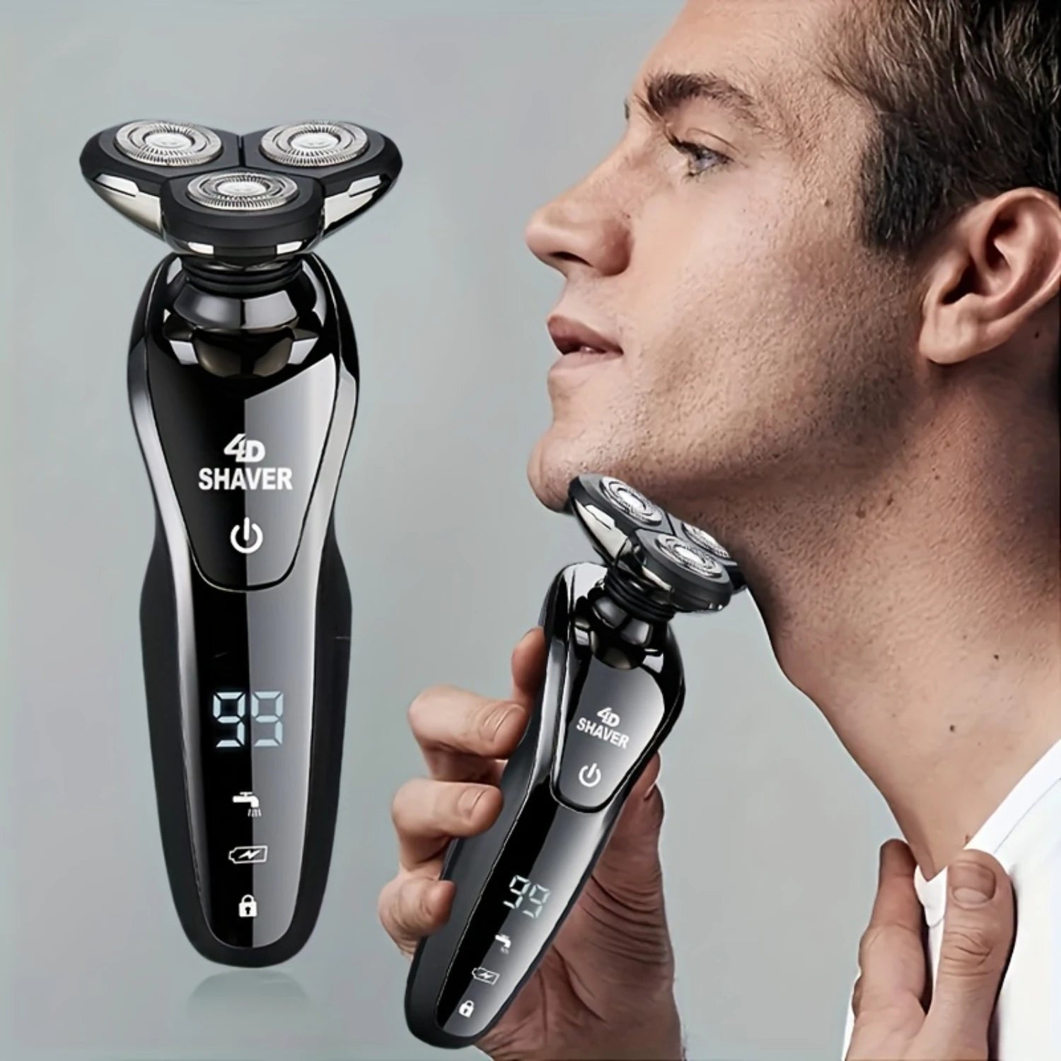 For Men, Dry&Wet 3D Mens  Shaver, Rechargeable Rotary Shaving Machines, Fathers Day Gift For Father Dad Men Husband Boyfriend