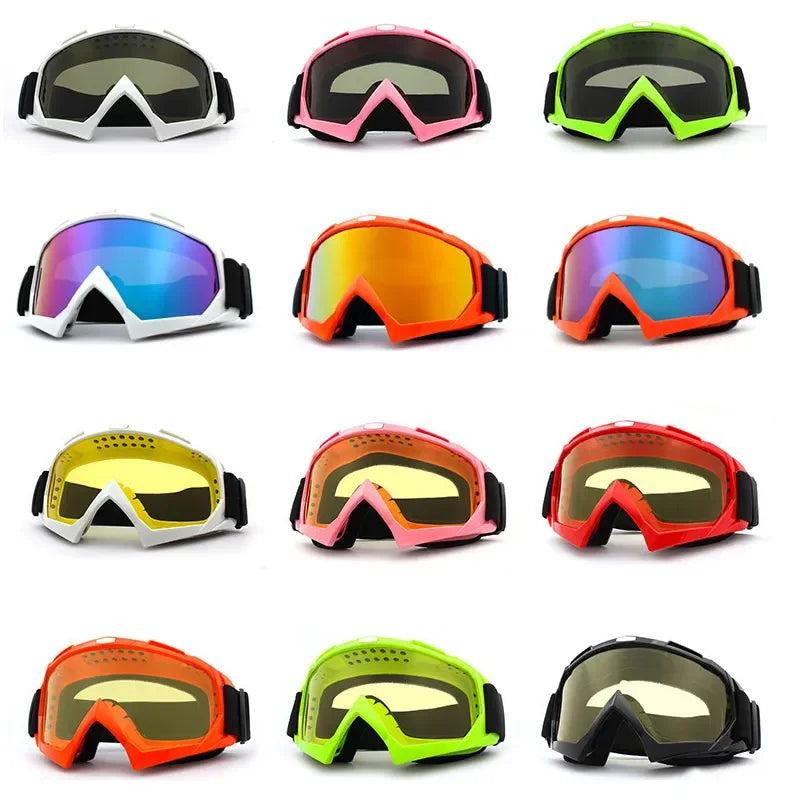 Skiing Goggles Anti-Fog Skiing Eyewear Winter Snowboard Cycling Motorcycle Windproof Sunglasses Outdoor Sports Tactical Goggles