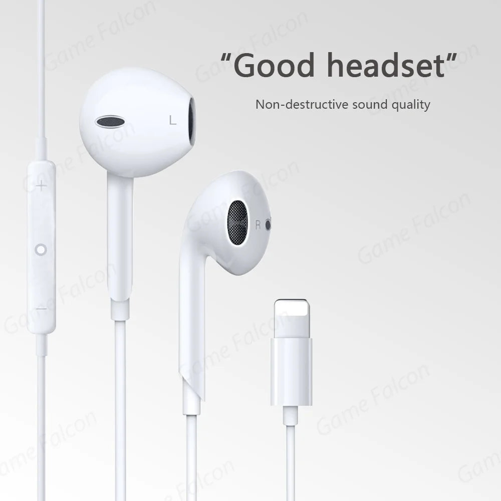 For Apple iPhone 15 14 13 Pro High-Fidelity Bluetooth Wired Headset Type-C 3.5mm Suitable For Samsung Xiaomi ipad Tablet