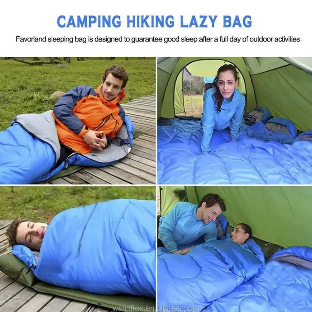 180*75CM Portable Sleeping Bag Outdoor Travel Camping Hiking Polyester Winter Portable Camping Outdoor Adult