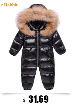 2024 Winter warm Down jacket kids toddler girl clothes Girls clothing Thicken Parka Hooded Outerwear Coats Children snow suit