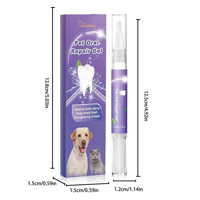 Pet Teeth Cleaning Tooth Whitening Pen Suitable For Dogs And Cats Remove Bad Breath Pet Oral Care