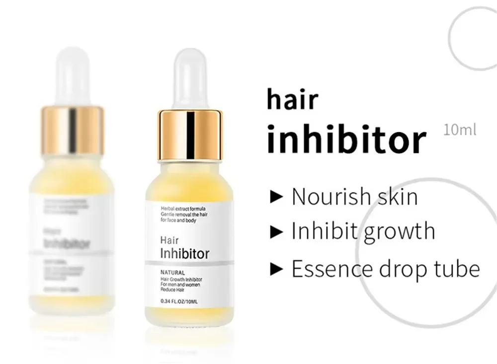 New Permanent Hair Inhibition Woman Serum Painless Hair Powerful Fast Restrain Armpit Legs Arms Hair Growth Inhibitor Depilatory