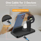 Charging Station for Samsung S23 S22 S21 Z Flip Fold 3 in 1 Type C Fast Wireless Charger Dock Stand For Galaxy Watch 5 Pro Buds