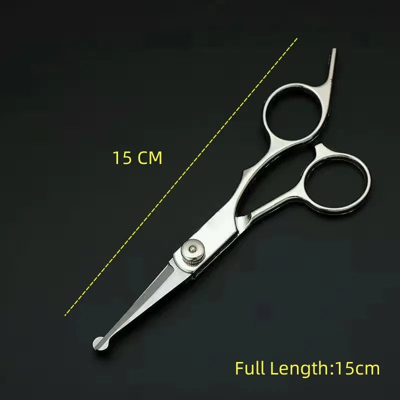 Pet Grooming Scissors Dog Hair Tool Set Professional Trimming Scissors Bent Scissors Teddy Haircutting Scissors Pet Clippers