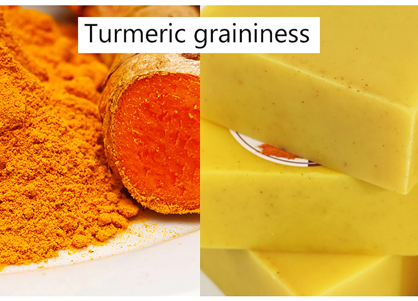 AILKE Turmeric Soap, Whiten, Remove Acne, Oil Control, Brightening, Clean Skin, Deeply Exfoliates, Even Skin Tone