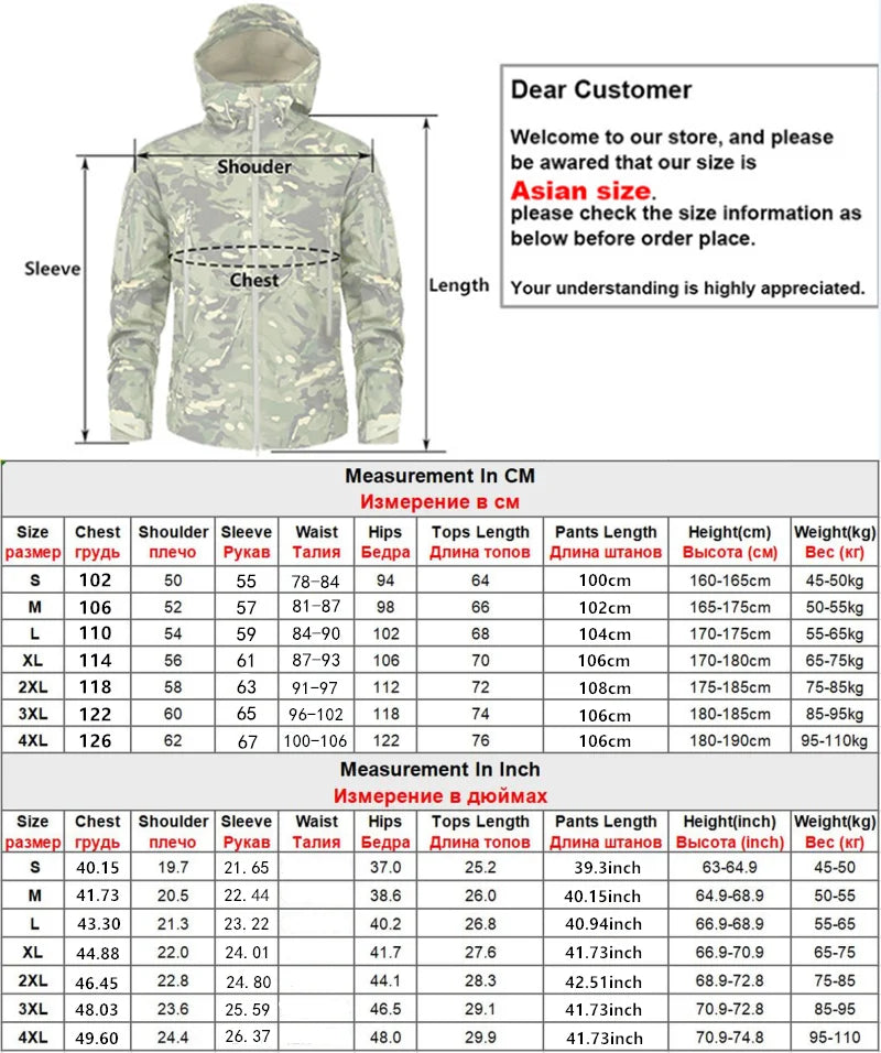 Men's Tactical Hiking Jacket & Pants | Men's Clothing Waterproof, Windproof, Thermal | Bulbusbow