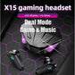 NEW X15 TWS Earphones Bluetooth Wireless Gamer Headphones 65ms Low Latency Earbuds Fone Gamer Headset Gamer With Mic Handfree