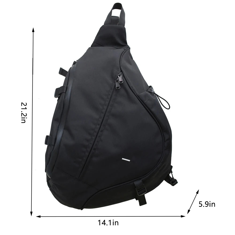 Men Shoulder Bags Nylon Waist Packs Sling Bag Crossbody Outdoor Sport Shoulder Chest Bag Pack Daily Picnic Messenger Bag Bolsa