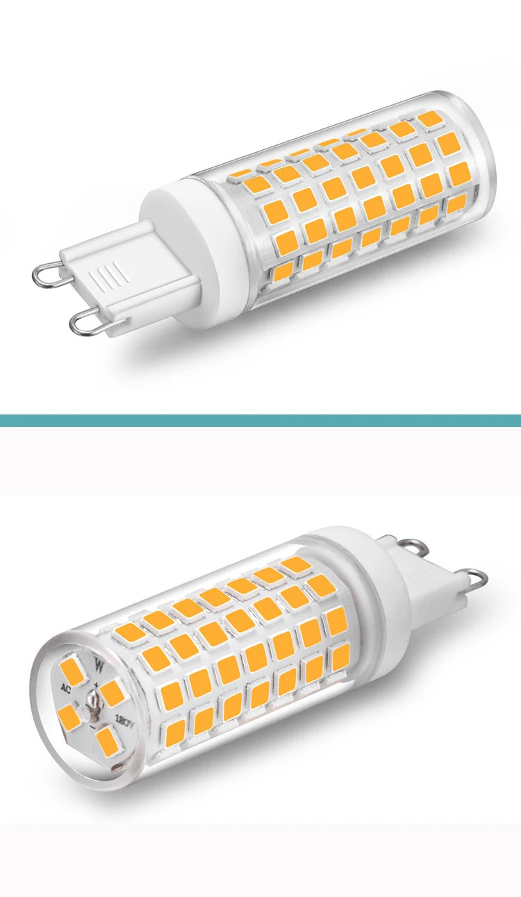 G9 led 9W 12W 15W 20W AC110V 220V   led lamp  SMD 2835 LED g9 cold /warm/natural light  Replace 30/40W halogen lamp light