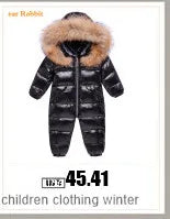 Children Winter Down Jacket Boy toddler girl clothes Thick Warm Hooded faux fur Coat Kids Parka spring Teen clothing Outerwear