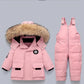 Children Clothing Set Baby Winter Warm Down Jackets parka Boys Thick Jumpsuit Infant overcoat toddler Girl Clothes Kids Snowsuit