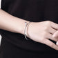 Charm 925 Sterling Silver Bracelets for Women fine Water droplets bangles lady Fashion Wedding Party Christmas Gift Jewelry