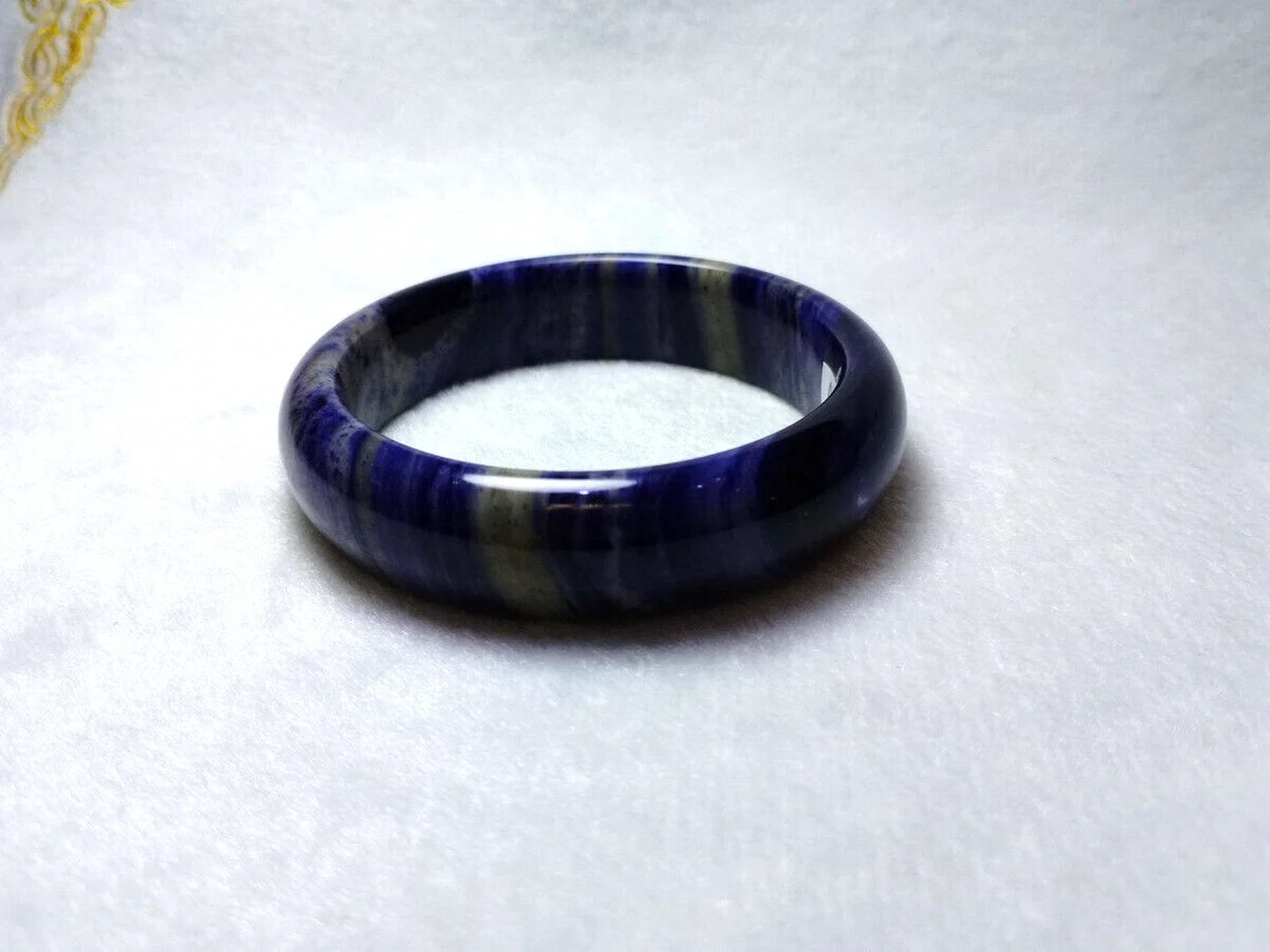 GENUINE Asia 60MM Rare Natural Lapis Lazuli Gemstone Bangle Bracelet