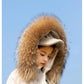 RAISE 2024 Winter Down Jackets For Grils 5-14Y Kids Junior Girl Parkas Real Raccoon Fur Solid Waterbreaker Babys Girls Outerwear