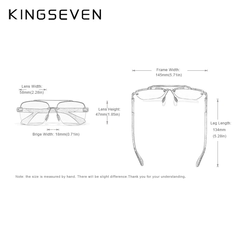 KINGSEVEN 2024 Brand New Design Sunglasses For Men Polarized Gradient Sun Glasses Women Eyewear Square Retro Eyewear Okulary