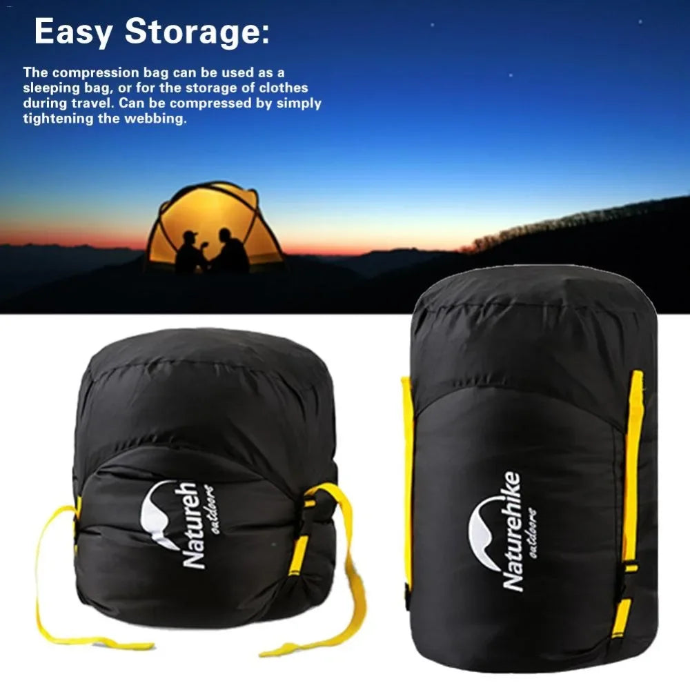 Naturehike Camping Sleeping Bag Storage Bags Hiking Compression Stuff Sack Waterproof Compression Bag Outdoor  Ultralight