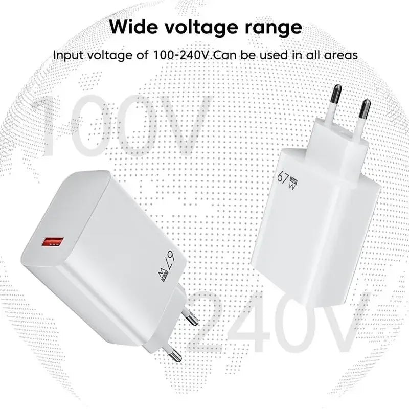 Xiaomi Original 67w Fast Charger Super Power Adapter For Xiaomi 12 11 6a Type C Cable For Poco X5 X4 Pro Redmi Note 9 10 11